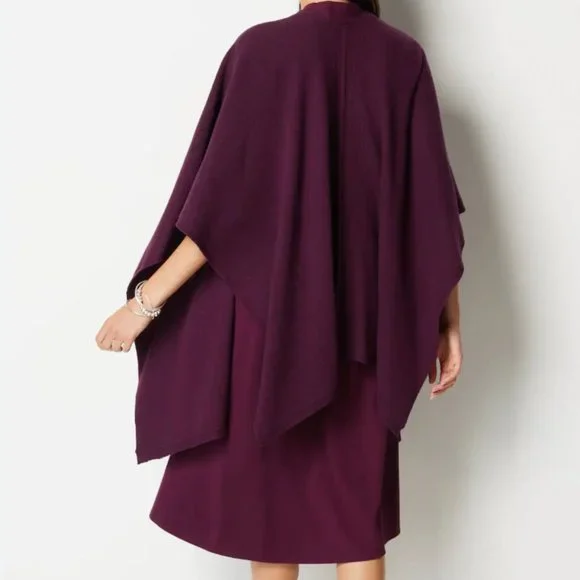 Ribbed Sweater-Knit Runan Shawl J.Jill - Picture 4 of 5